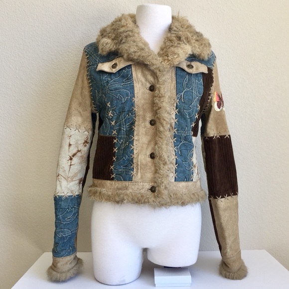 Lili Rose Jackets & Blazers - 💕 Lili Rose Boho Hippie Festival patchwork jacket